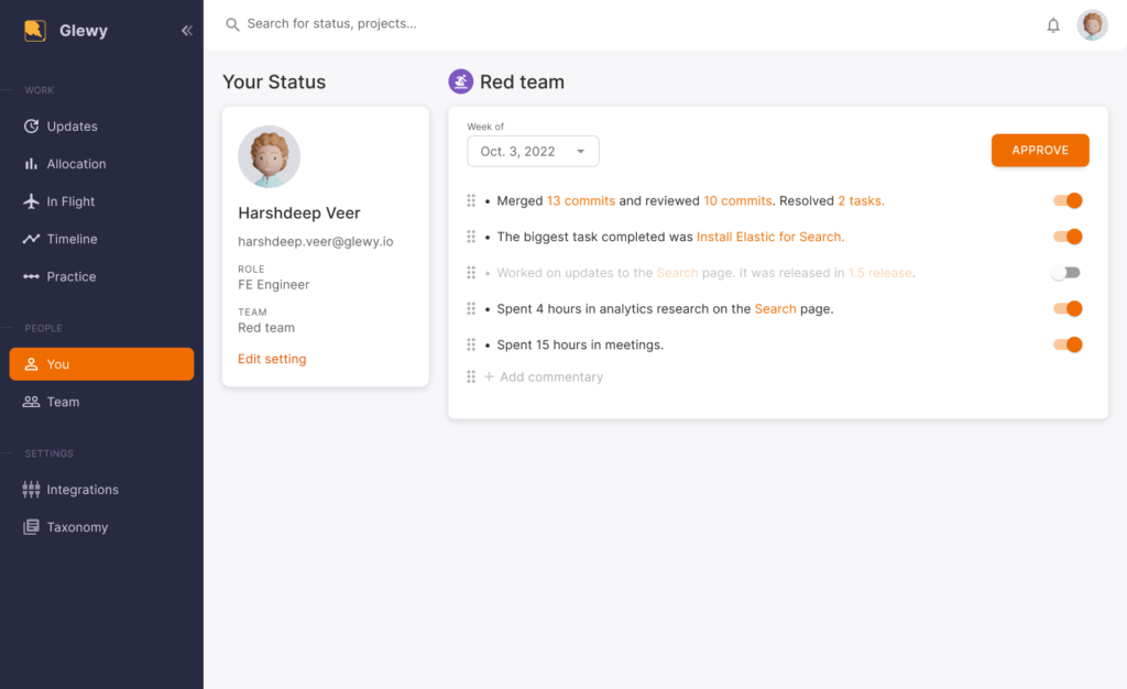 Automated Status Generator